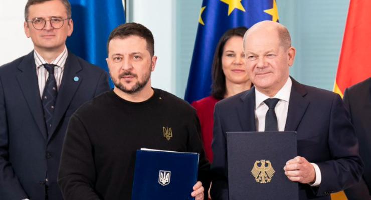 Зеленский и Шольц подписали двусторонний договор по безопасности