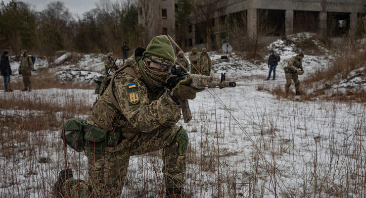 В одному з районів Києва розпочалися військові навчання
