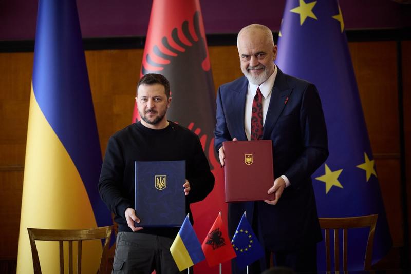 Президент Украины и премьер-министр Албании Эди Рама подписали договор о дружбе и сотрудничестве между Украиной и Республикой Албания / www.president.gov.ua
