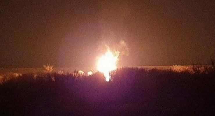 На оккупированной части Луганской области горел российский склад БК