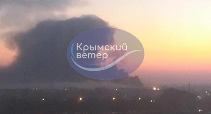 В Крыму дроны атаковали нефтебазу - соцсети