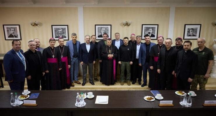 Зеленський попросив представників церков про міжнародну адвокацію України