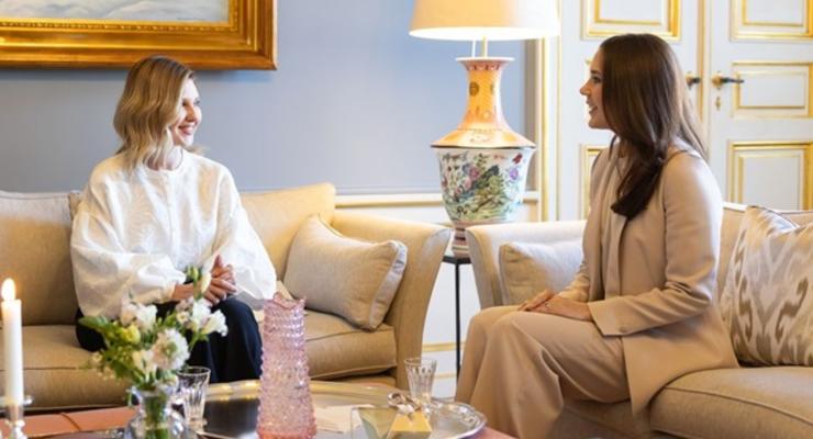 Зеленская встретилась с королевой Мэри в Дании