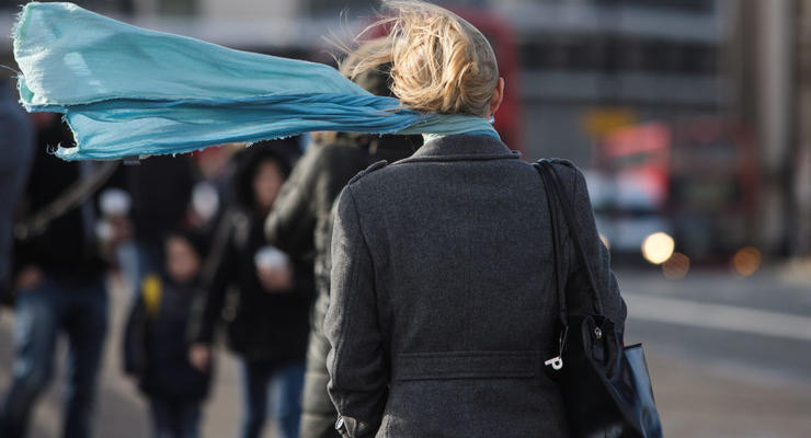 В Киеве объявлено штормовое предупреждение из-за сильного ветра