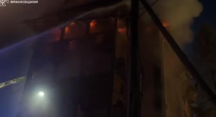 В Ивано-Франковской области произошел пожар в отеле