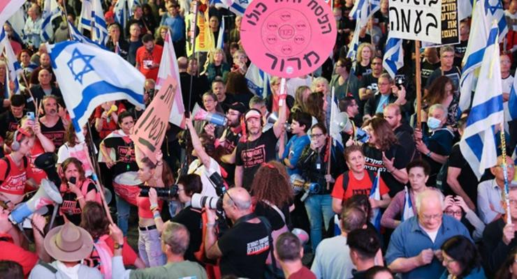 В Израиле прошли многотысячные протесты