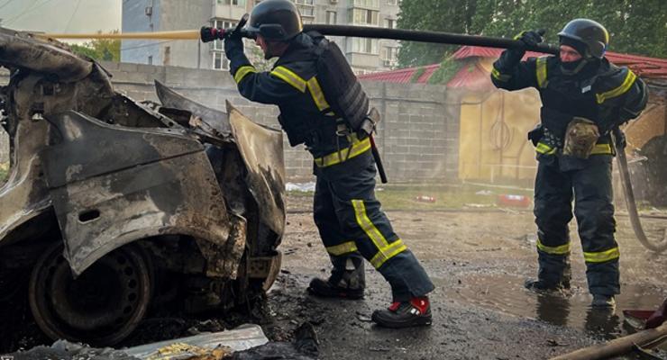 У Миколаєві постраждали п'ятеро рятувальників