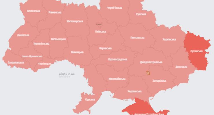 Воздушная тревога по всей Украине: угроза авиаударов с МиГ-31К