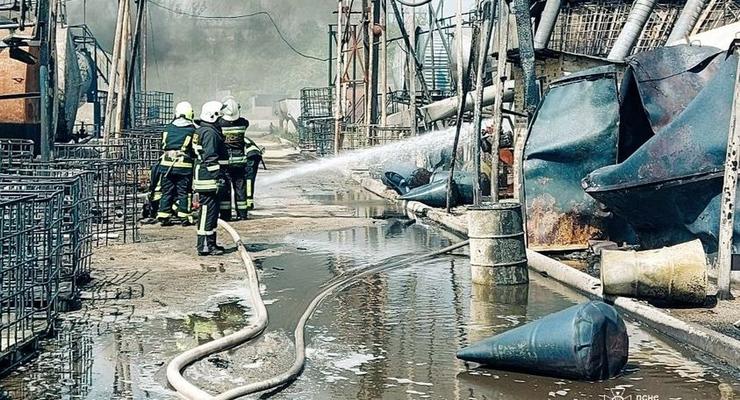 Чрезвычайное происшествие техногенного характера: в Кропивницком произошел пожар на "Химрезерве"