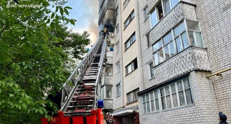 Пожар в Черкассах: госпитализированы трое детей и взрослый