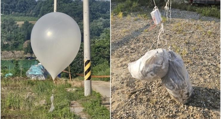 КНДР атаковала Южную Корею воздушными шарами с мусором