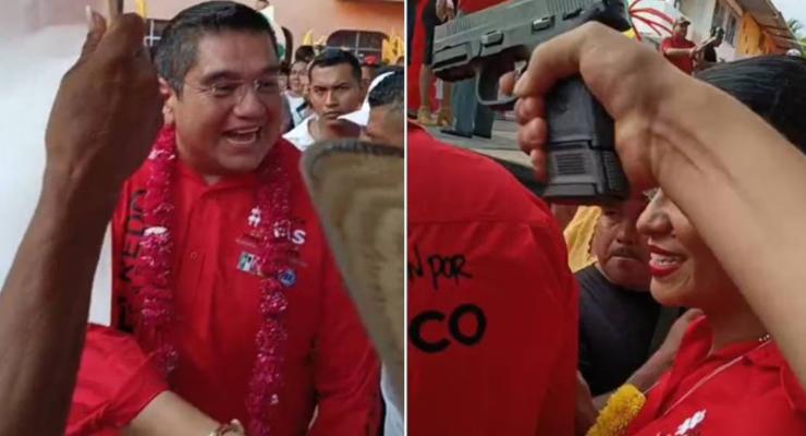 В Мексике кандидат в мэры убит во время митинга (видео 18+)