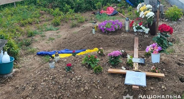 В Тернопольской области установили злоумышленника, разгромившего могилы воинов