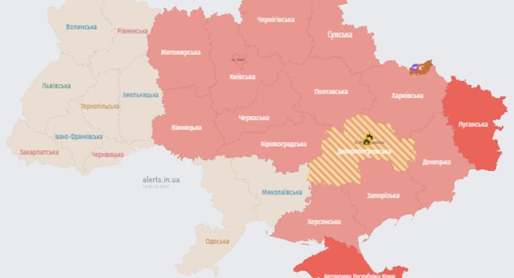 Угроза баллистики: в Киеве и ряде областей воздушная тревога