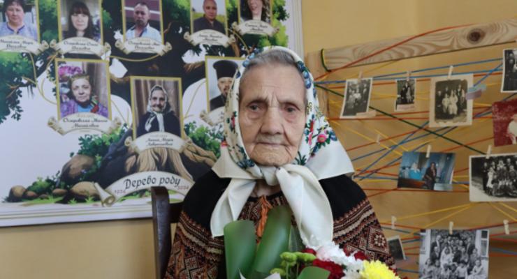100-летняя жительница Тернопольщины, которая пережила Вторую мировую войну, празднует юбилей