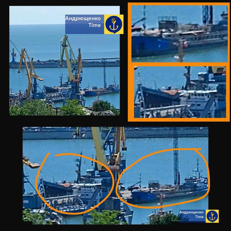 В Мариупольский порт зашел танкер впервые за время оккупации / t.me/mariupolrada