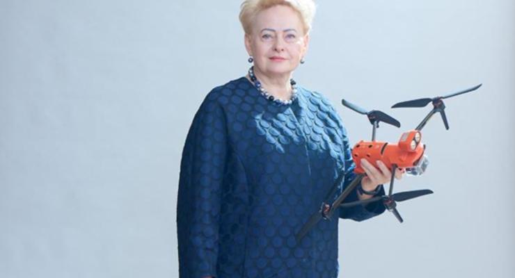 У Литві волонтери та Грібаускайте збирають на дрони для України