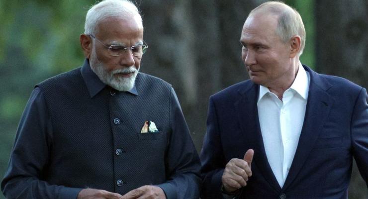 Путин согласился освободить всех завербованных для войны в Украине индийцев после встречи с Моди, - СМИ