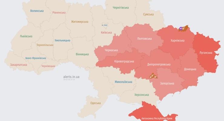 В Кривом Роге и Харькове раздались взрывы
