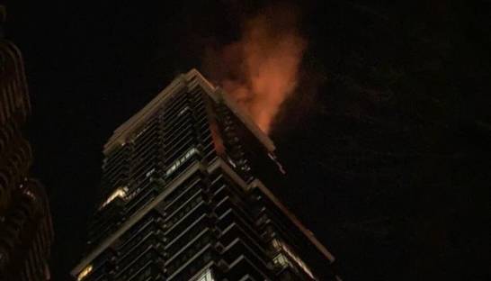 Российский БпЛА попал в многоэтажку в Киеве, где проживает посол Эстонии