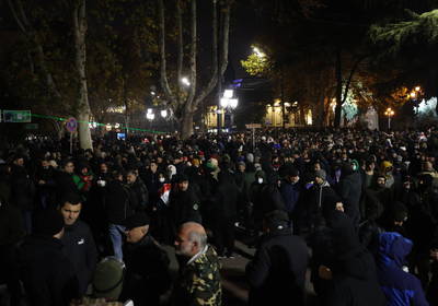 В Тбилиси задержали украинца с перцовым баллончиком на протестах